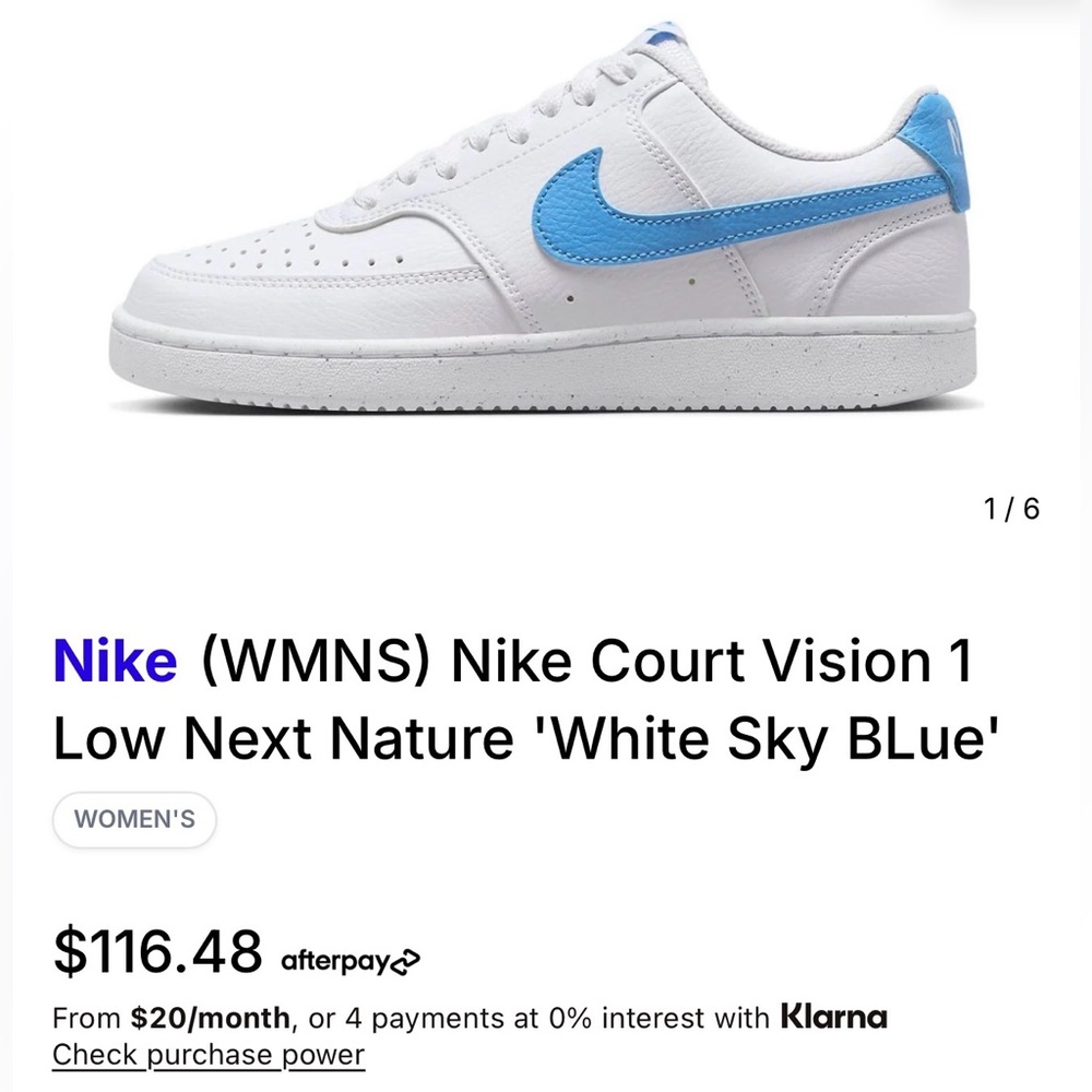 NIKE COURT VISION low 1 sneakers